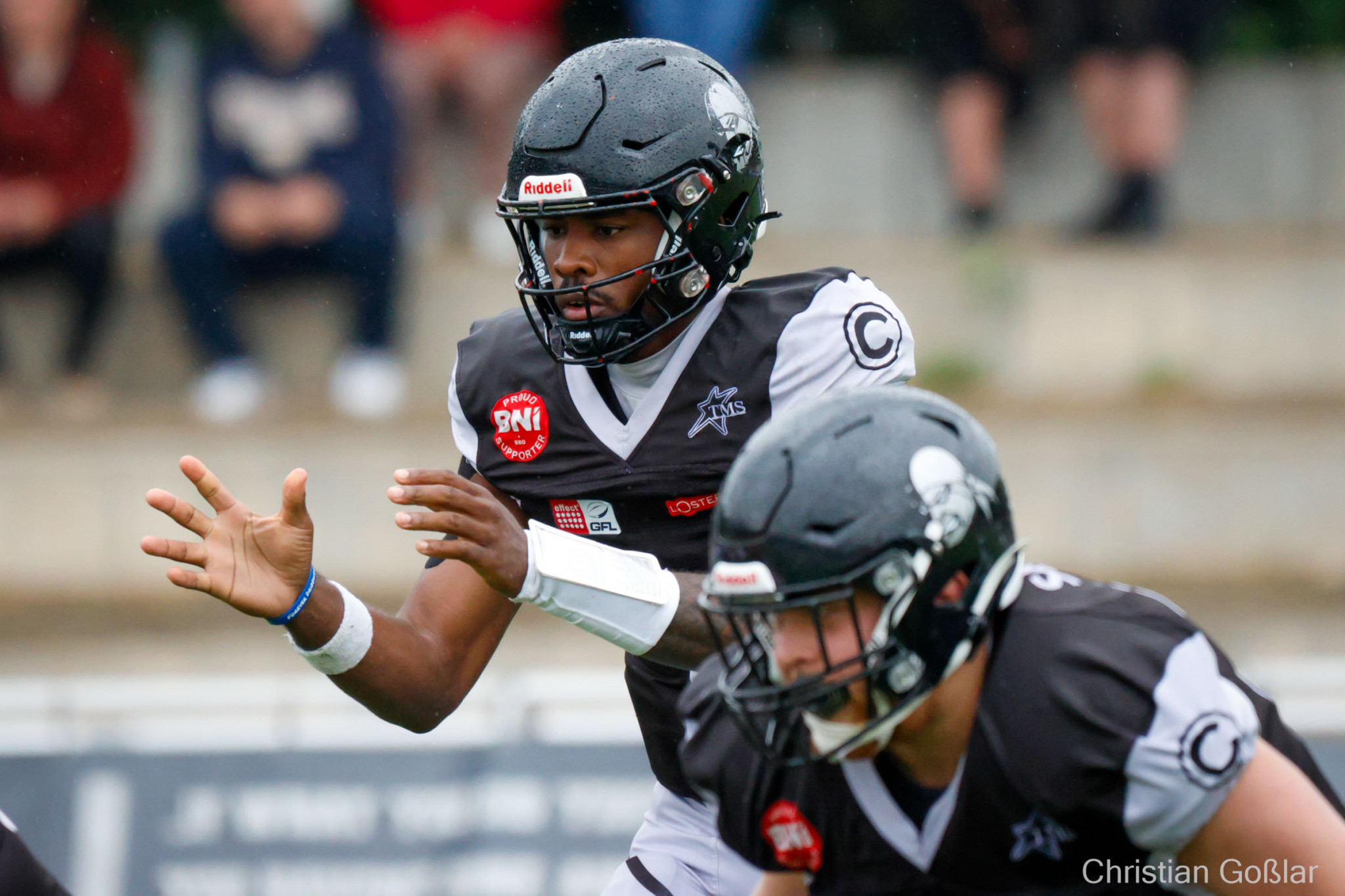 Quarterback Tyquell Fields