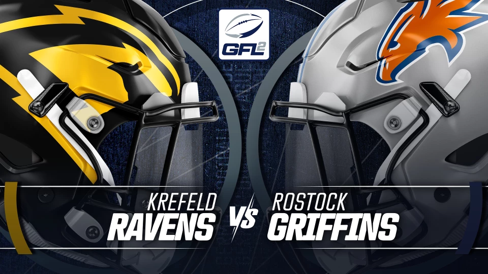 GFL2: Krefeld Ravens vs. Rostock Griffins