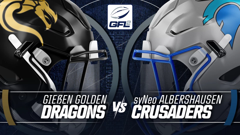 GFL2: Gießen Golden Dragons vs. syNeo Albershausen Crusaders