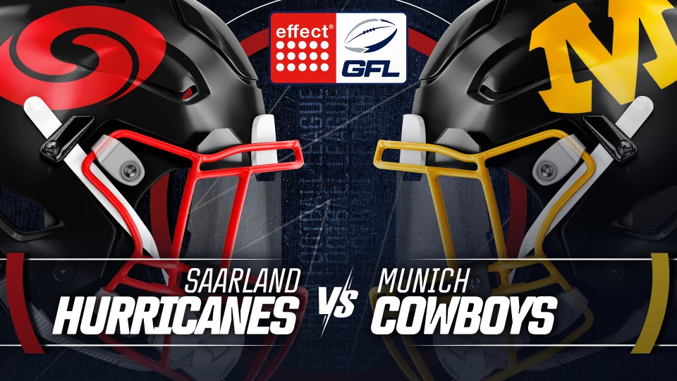 effect® ENERGY GFL: Saarland Hurricanes vs. Munich Cowboys