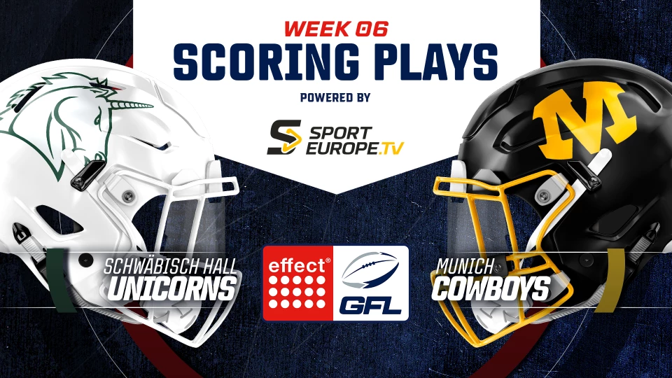 Kann der Favorit sich gegen die Cowboys durchsetzen? - effect® ENERGY GFL: Schwäbisch Hall Unicorns vs. Munich Cowboys | Highlights