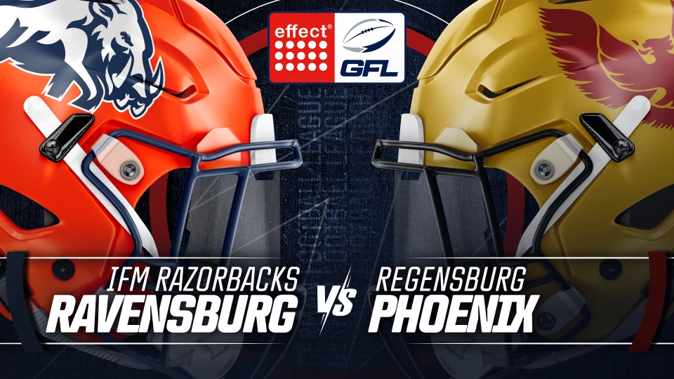 effect® ENERGY GFL: ifm Razorbacks Ravensburg vs. Regensburg Phoenix