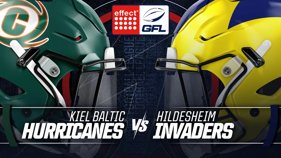 effect® ENERGY GFL: Kiel Baltic Hurricanes vs. Hildesheim Invaders