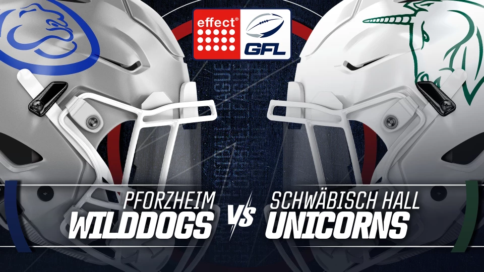 effect® ENERGY GFL: Pforzheim Wilddogs vs. Schwäbisch Hall Unicorns