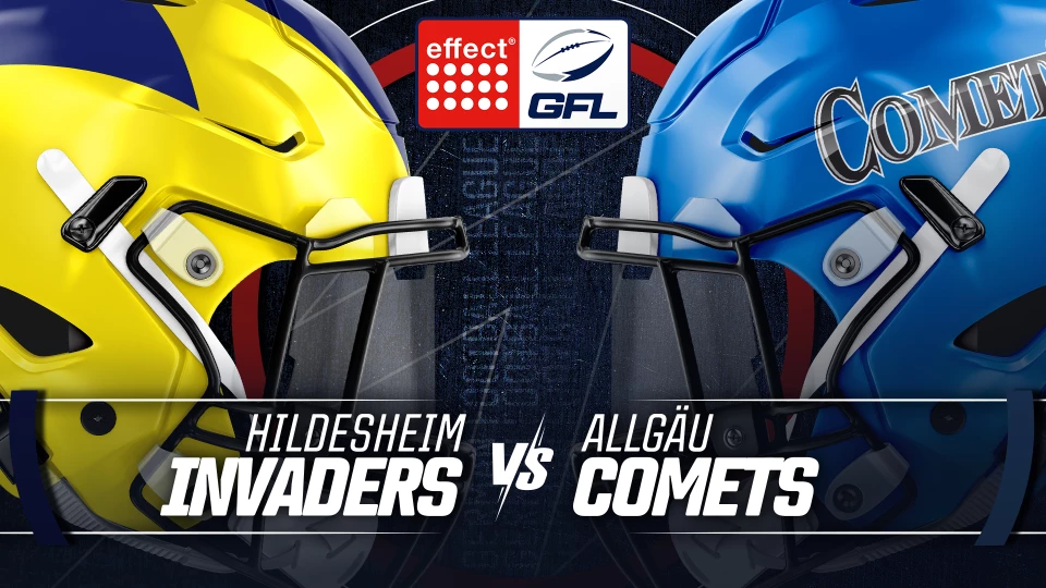 effect® ENERGY GFL: Hildesheim Invaders vs. Allgäu Comets