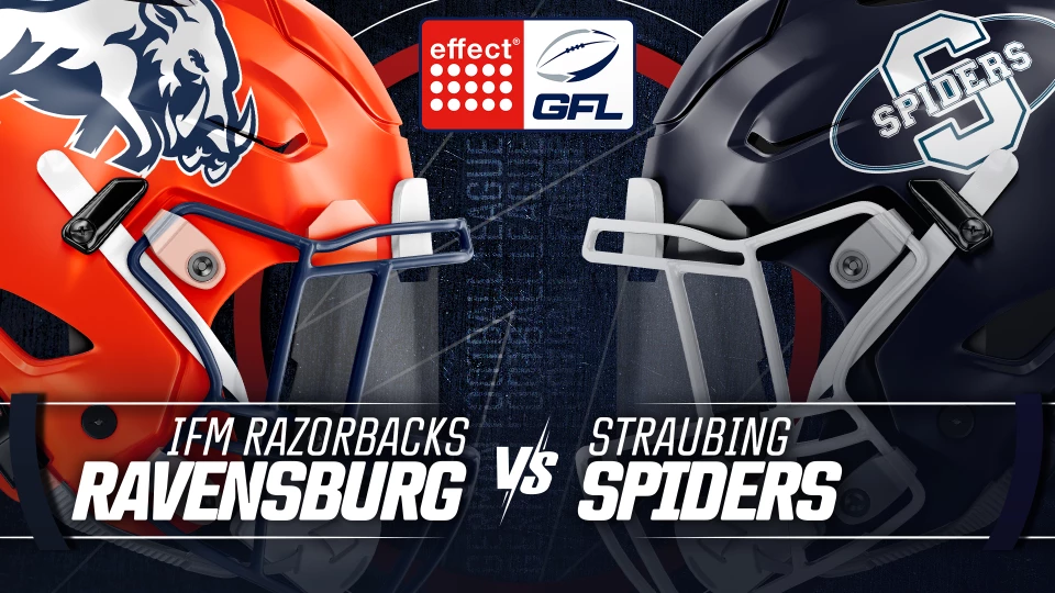 effect® ENERGY GFL: ifm Razorbacks Ravensburg vs. Straubing Spiders