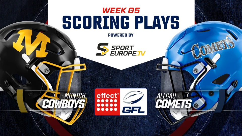 Cowboys peilen dritten Sieg in Serie an - effect® ENERGY GFL: Munich Cowboys vs. Allgäu Comets | Highlights