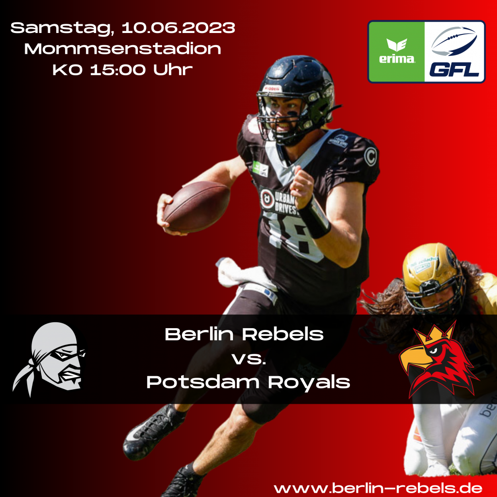 Berlin Rebels vs. Potsdam Royals- das Berlin Brandenburg Derby