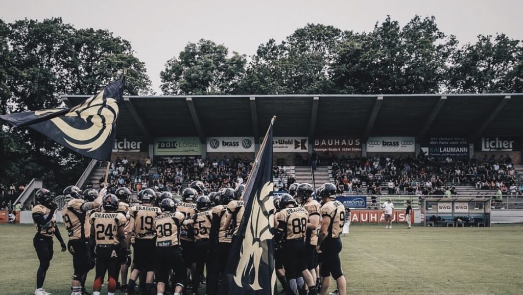 Dragons sind zurück im Waldstadion – Vorbereitungsspiel gegen die Bielefeld Bulldogs